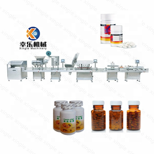 Entièrement automatique Pp Medical Pharmaceutical Tablet Pills Candy Bottle Filler Machine à emballer Ligne de production complète de bouteilles d'eau