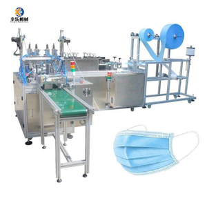 Entièrement automatique 3 plis tissu non tissé masque facial médical masques chirurgicaux faciaux faisant la ligne de production de la machine