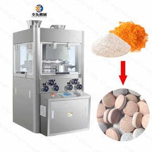 Presse de moule de pilule personnalisée lait bonbons alimentaire faisant la machine de timbre de machine de presse de comprimé rotatif pharmaceutique