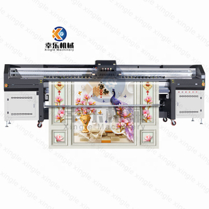 Machine d'impression par sublimation textile grand format à grande vitesse Imprimante à jet d'encre 3.2m affiches de bannière flexibles extérieures Imprimante de bâche