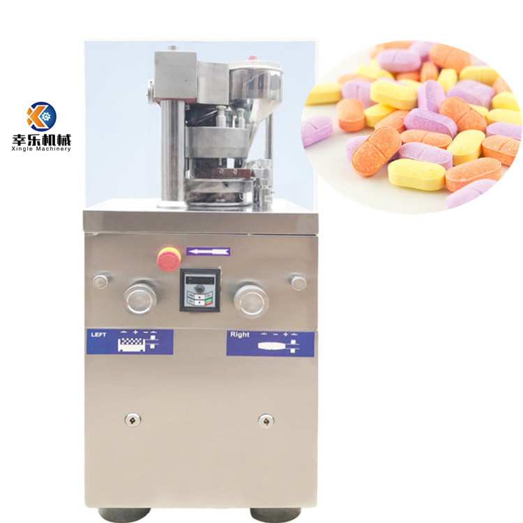 Tablette pour lave-vaisselle Fabricant pharmaceutique Tablette de lait Gmp Presse à comprimés rotative haute performance Machine Pill Maker Tablet Press zp9